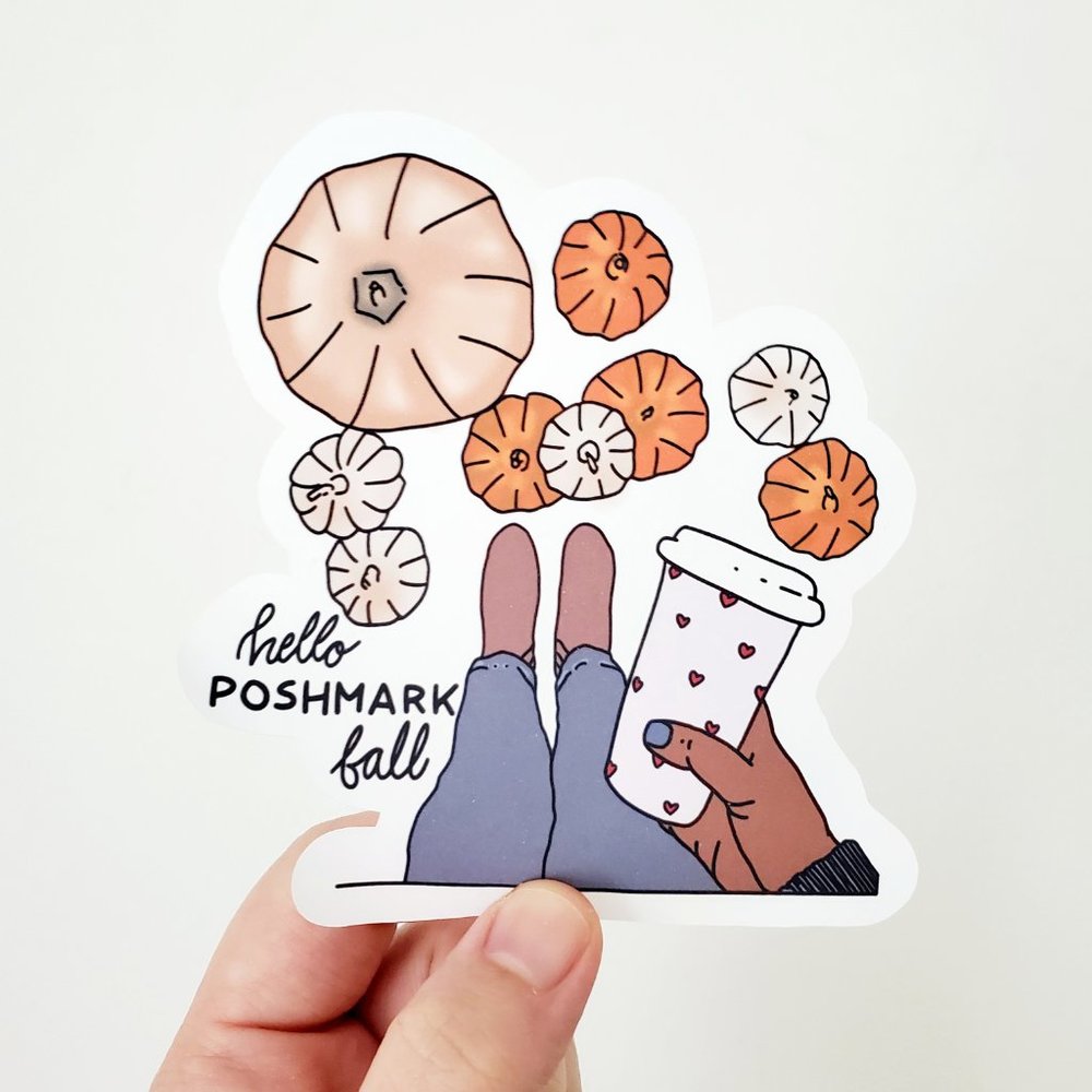 LB032.1 Custom Poshmark Sticker Handmade Shipping Supplies [Price Firm]